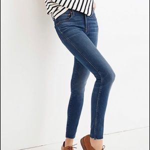 NWT Madewell 9" high rise skinny jeans